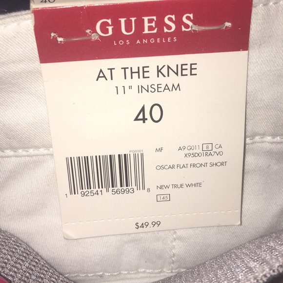 GUESS white shorts - Picture 2 of 3